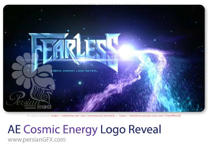 دانلود پروژه افترافکت نمایش لوگو با افکت انرژی کیهانی + آموزش - Cosmic Energy Logo Reveal