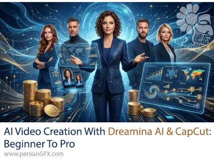 آموزش ساخت ویدیو با هوش مصنوعی دریمینا و کپ کات از مبتدی تا حرفهای - AI Video Creation With Dreamina AI & CapCut: Beginner To Pro