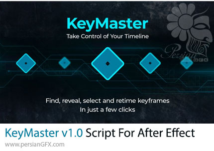 دانلود اسکریپت KeyMaster v1.0 برای مدیریت و جابهجایی کیفریمها در افترافکت