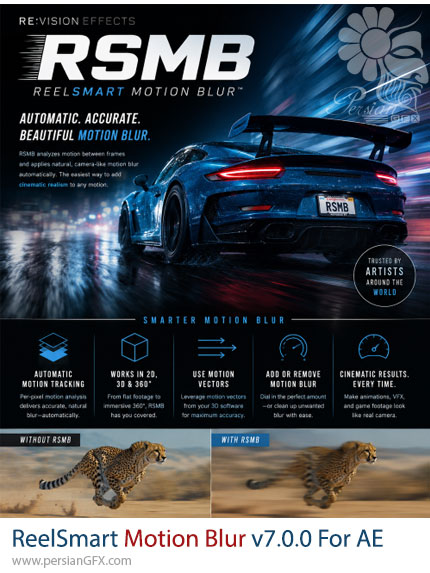 دانلود پلاگین ReelSmart Motion Blur Pro v7.0.0 برای شبیهسازی حرفهای افکت موشن بلور در افترافکت