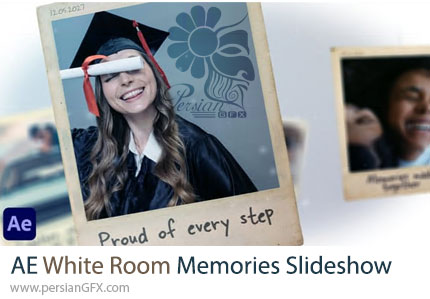 دانلود پروژه افترافکت اسلایدشو خاطرات با طراحی مینیمال و فضای سفید + آموزش - White Room Memories Slideshow